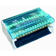 Bemko Elosztóblokk, 125A, 4db sín (15 furat/sín)