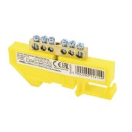   Bemko Sínre pattintható vezeték közösítő 6-os, 63A, sárga