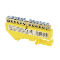   Bemko Sínre pattintható vezeték közösítő 12-es, 63A, sárga