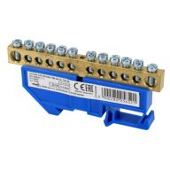   Bemko Sínre pattintható vezeték közösítő 12-es, 125A, kék