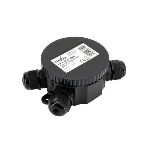 Bemko Hermetikus kötödoboz 4db tömszelencével /kerek/ IP66