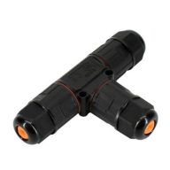 Bemko Kábelcsatlakozó T alakú, Hermetikus 1 be+2 ki, IP68