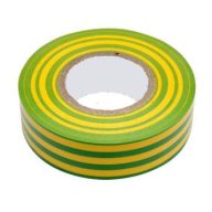 Bemko Szigetelő szalag, 20m, 19mm, sárga-zöld BEM