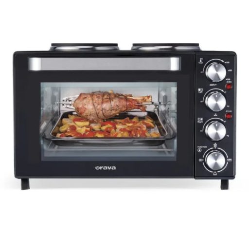 Orava Minikonyha - 2600W 28L sütő + 2db elektromos főzőlap