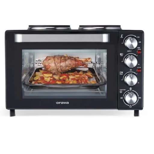 Orava Minikonyha - 3200W 30L sütő + 2db elektromos főzőlap+grill