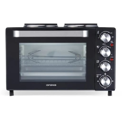 Orava Minikonyha - 3600W 48L sütő + 2db elektromos főzőlap+grill