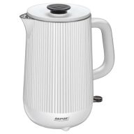   MPM Vízforraló - Dupla Falú, Fehér 1.5 L, 1800 W, LED, Halk Üzem