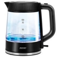   MPM Vízforraló - 1.7 L,  Üveg És Műanyag Ház, Cserélhető Szűrő