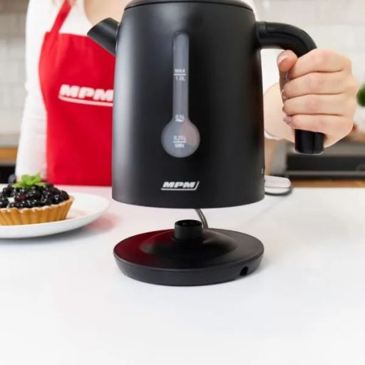 MPM Vízforraló -  1 L, 2200W, Fekete
