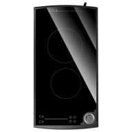 MPM Indukciós Főzőlap, Kétzónás, 1300W+1800W