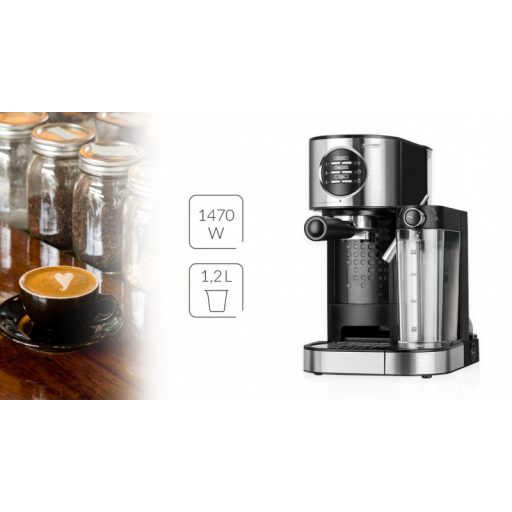 MPM Kávéfőző Espresso - 1470W, 15 bar