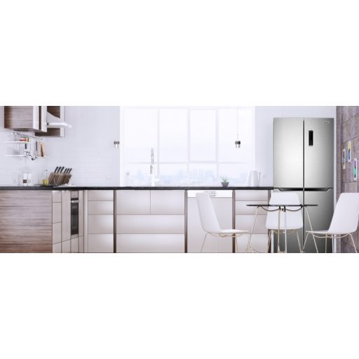 MPM Side By Side Multidoor Hűtőszekrény fagyasztóval -472 L, Inox