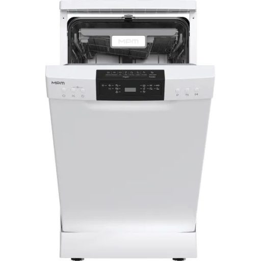 MPM Mosogatógép - Szabadonálló, ECO 45°C, 7 Program, 9 L, 45 cm, Fehér