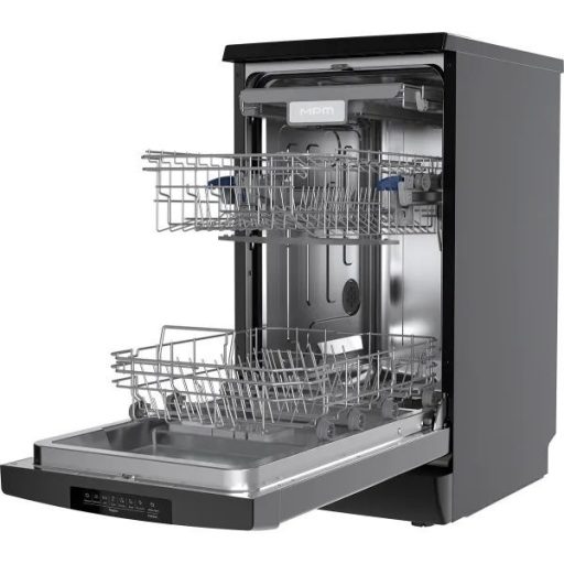 MPM Mosogatógép - Szabadonálló, ECO 45°C, 7 Program, 9 L, 45 cm, Fekete