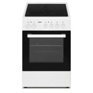   MPM 53-KEC-37 6600 W, 52 l, 4 zóna Fehér-Fekete elektromos tűzhely vitrokerámia főzőlappal