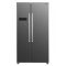 MPM Side By Side Hűtőszekrény Fagyasztóval - 563 L, Sötét Inox