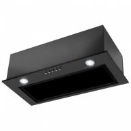   MPM Páraelszívó 60 cm szekrénybe építhető fekete üveg