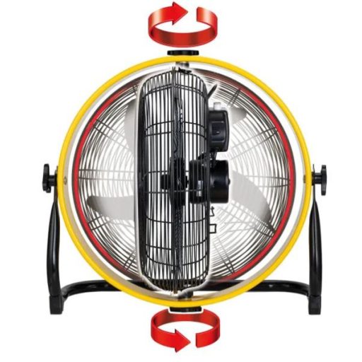 MPM Padló ventilátor 40cm 50W Fémházas, műanyag propeller