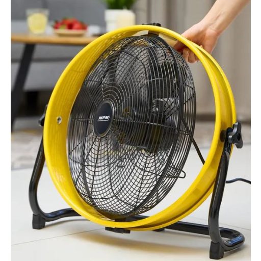 MPM Padló ventilátor 40cm 50W Fémházas, műanyag propeller