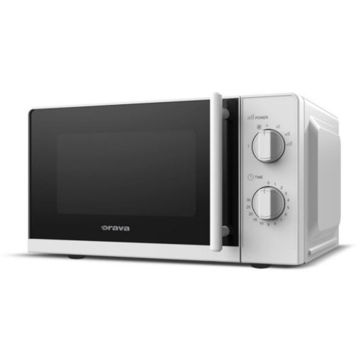 ORAVA Mikrohullámú sütő 20L, 700W, Fehér