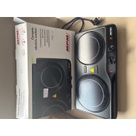 OUTLET Kerámia főzőlap 2000W dupla fekete