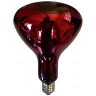 Helios Infra izzó R125RB 250W E27  vörös Helios