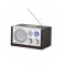 Orava Retro rádió AM/FM 230V+ 4xAA elemes 3W