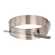   Smile Tortavágó Gyűrű Szeletelő Késsel, Rozsdamentes Acél