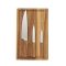 Smile Késkészlet, 3 db-os, akácia deszkával