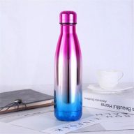 Smile Fém Thermo palack - 500 ml Szürke-Lila, Smile