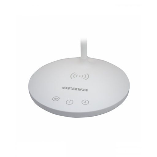 Orava LED-es modern íróasztallámpa + vezeték nélküli telefontöltő